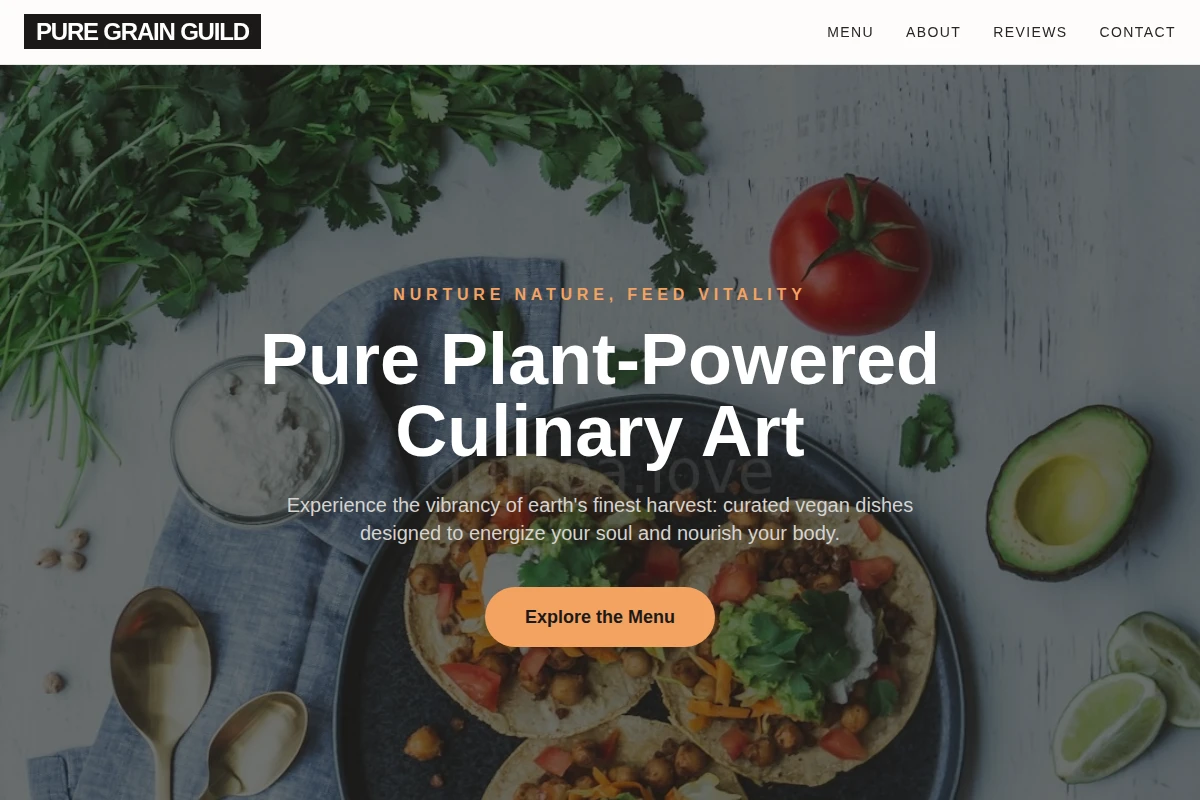 Green Vegan Food